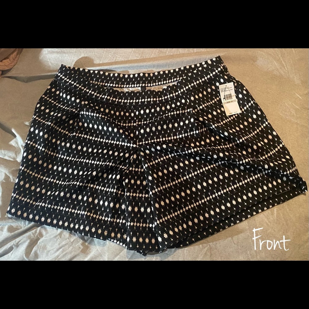 JESSICA SIMPSON Amei Aztec Jacquard Shorts NWT 1X